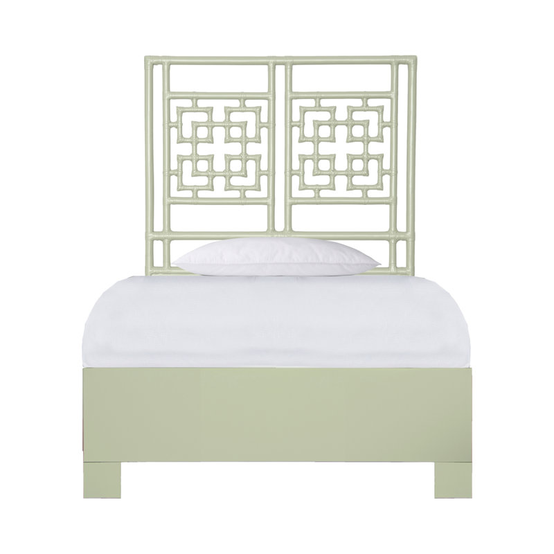 Palm Springs Low Profile Standard Bed, Twin, Celery Green