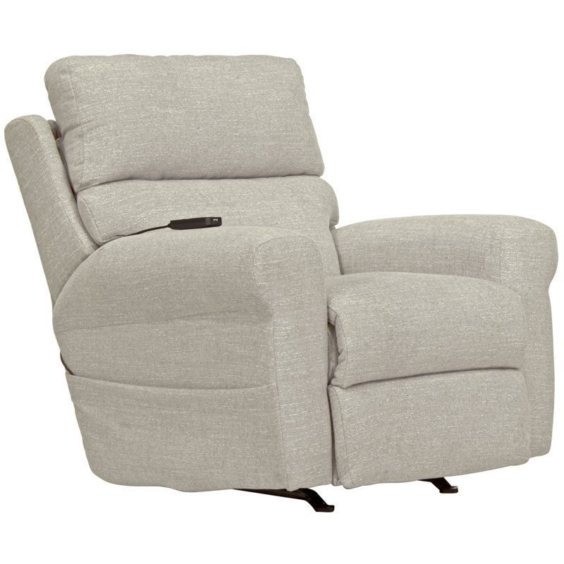 Shibu Power Electric Rocking Recliner, Crème, crème