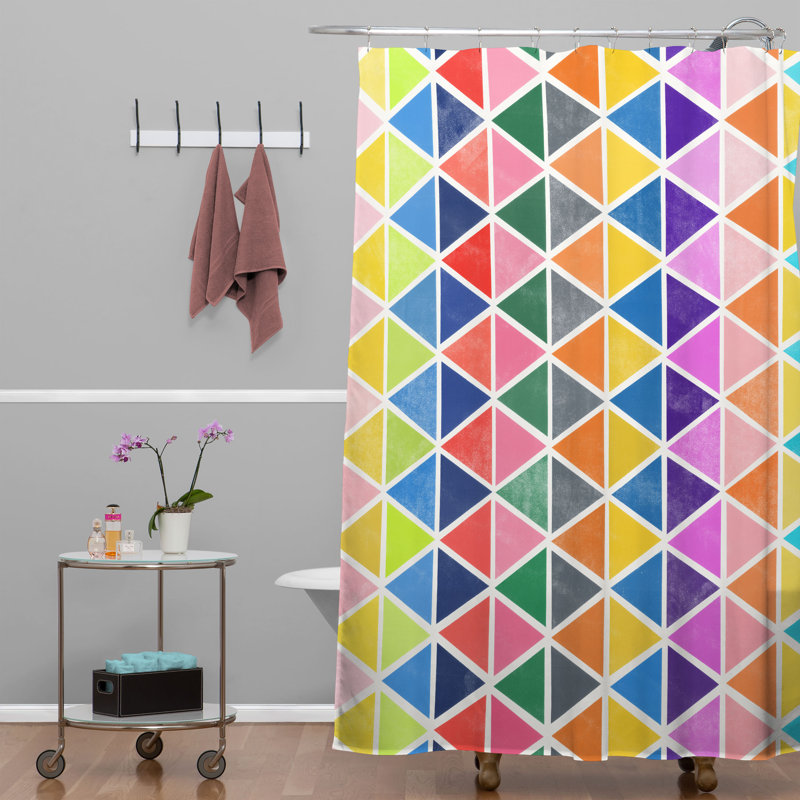 Geometric Shower Curtain