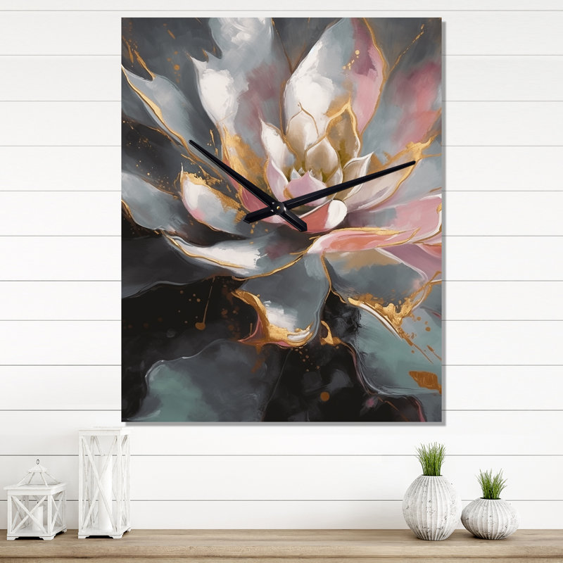 Horloge murale Serenade Of Succulents, Petit