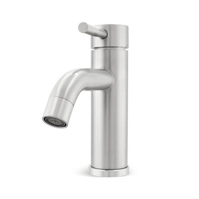 Single-Hole Single-handle Bathroom Faucet with Drain Assembly