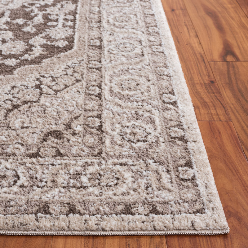 Lunara Power Loom Polyester; Jute/Sisal; Polypropylene Plastic Oriental Indoor Rug, 6'-7" x 6'-7" Square