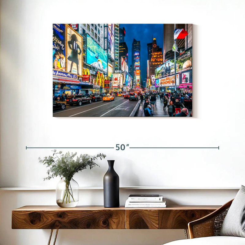 Hannes Iconic NY, Times Square, H 24 po x l 36 po
