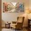 Ensemble de 3 impressions sur toile, "Scène de ville européenne charmante"-449271042