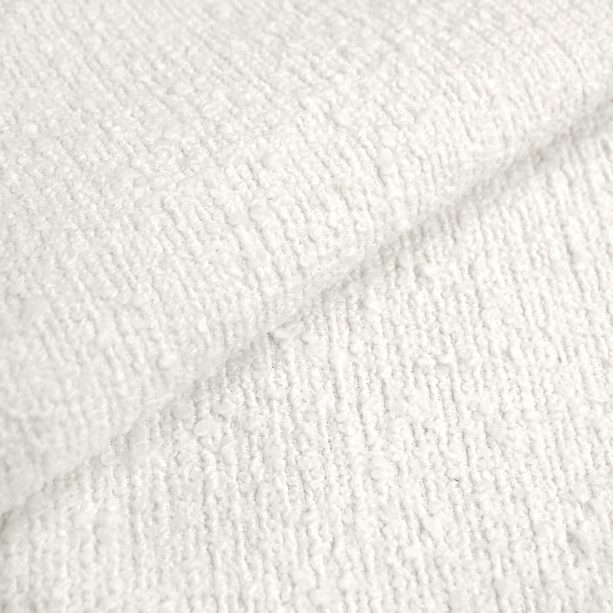 Atoll Upholstered Bed, Classic Snow Boucle, Twin