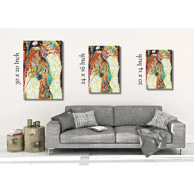 Gustav Klimt - Wrapped Canvas Print, 50cm H x 35cm W