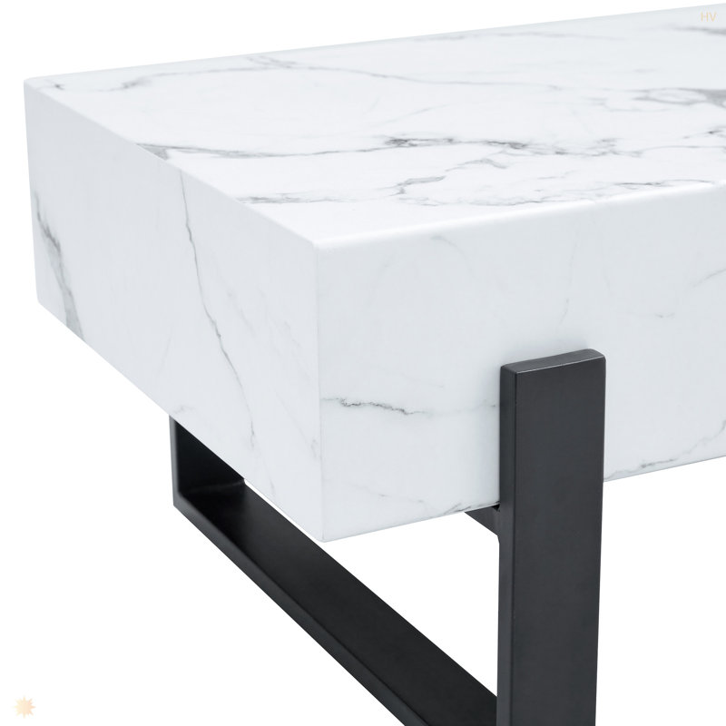Table basse Minimalist MDF, Blanc