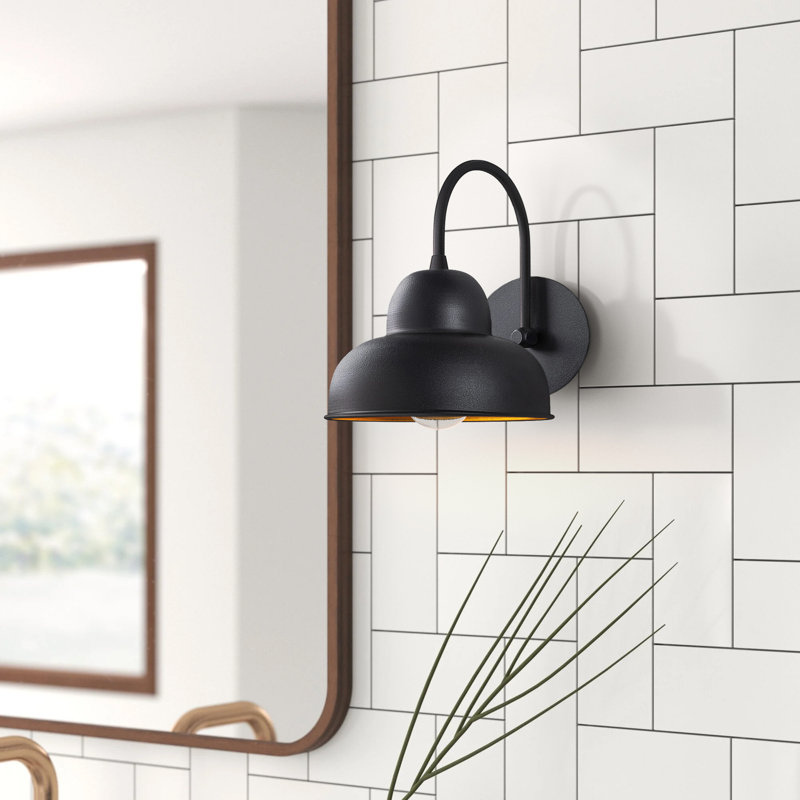 Industrial Scandinavian Wall Lamp, Black Metal Body | E27 Socket, Max 40W | Stylish & Durable Design, Ideal for Home, Office, or Café Lighting | IP20 Rated for Indoor Use