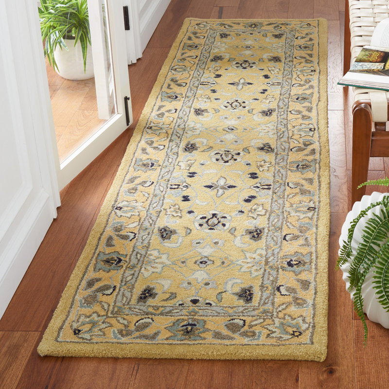 Tingley Hand Tufted Wool Pile Oriental Rug, Runner 2'3" x 8'