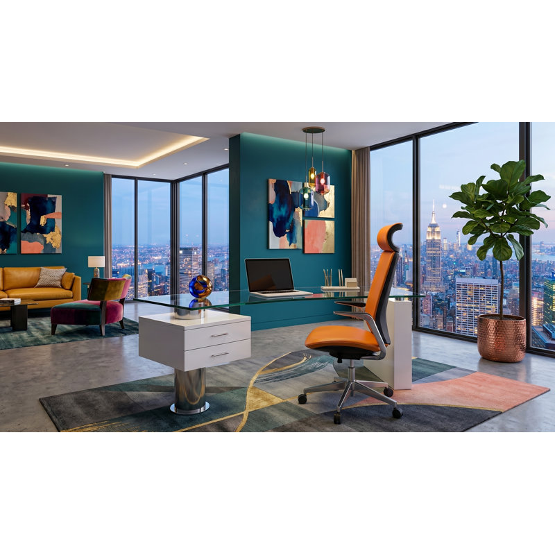 Chaise de bureau Nova, Orange