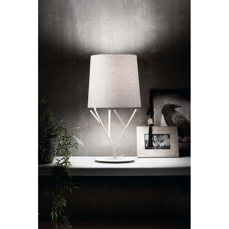 Tree Table Lamp, Black, Black