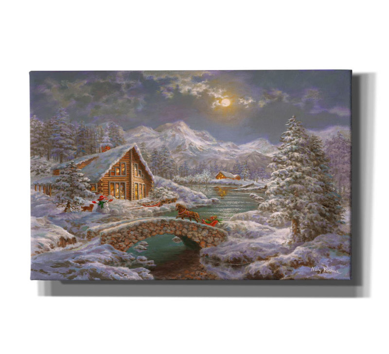  «Natures Magical Season» par Nicky Boehme, art mural sur toile, 40 po x 26 po, H 26 po x l 40 po