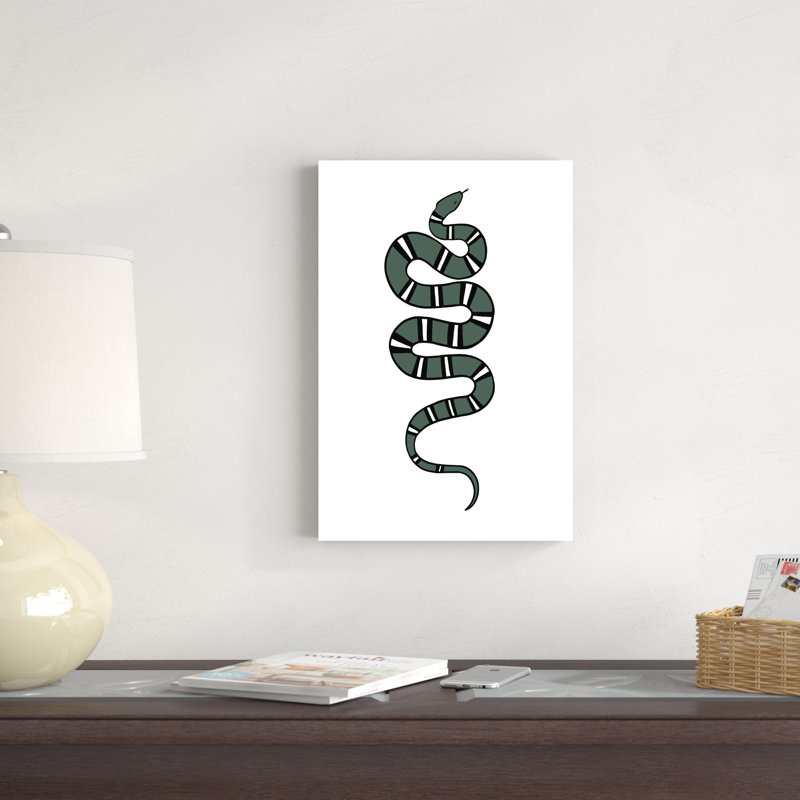 Épidaure serpent V, H 18 po x l 12 po x P 1,25 po