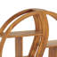 Klemm 4 Piece Circle Teak Solid Wood Accent Shelf