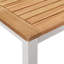 6 - Person Wood Patio Dining Set with Rectangular Table-2073017693