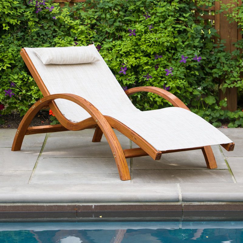 Leisure Season Sling Lounge Chair Leisure Season Sling Lounge Chair