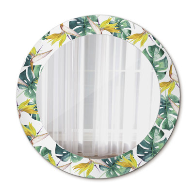 Huldar Glass Flat Wall Mirror