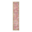 Tapis rose à motif abstrait Ector