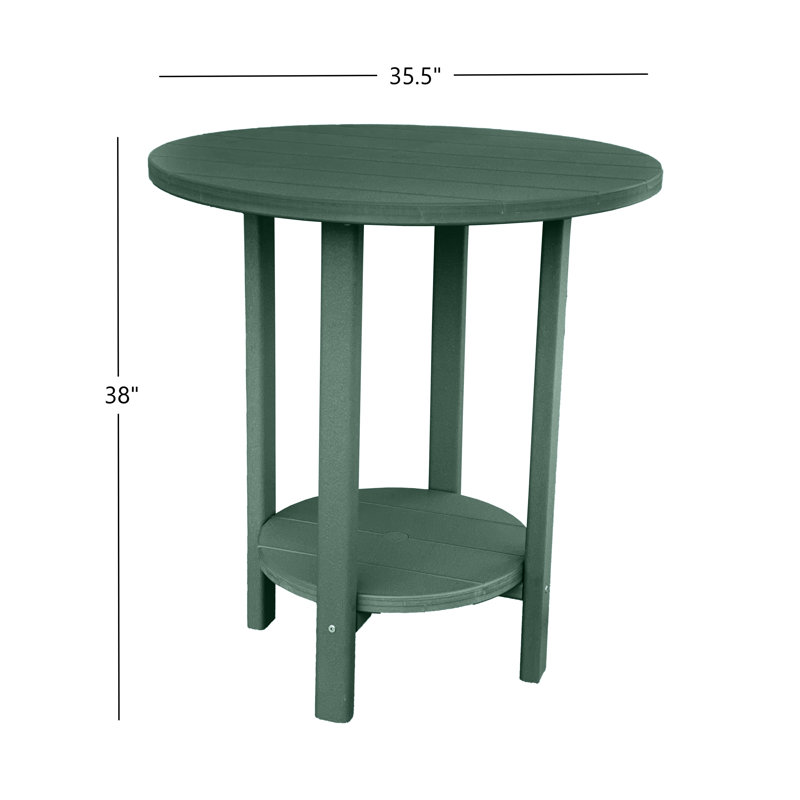 Table bistro Gloridine pour l'extérieur, Vert