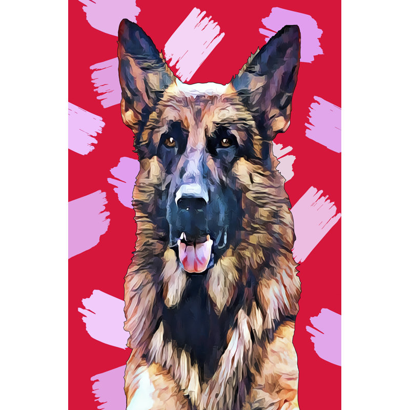 Pop Dog XIV by Kim Curinga - Wrapped Canvas Print, 122cm H x 81cm W