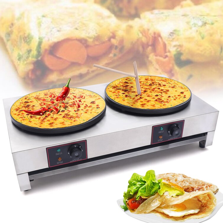  Stainless Dutch Pancake Maker,Aebleskiver Pan/Ebelskiver Pan  with Non-Stick Coating, Electric Takoyaki Grill with A Timer, Temperature  Adjustment Knob,Dual Temperature Control(50 Hole): Home & Kitchen