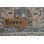 Tapis traditionnel délavé bleu 7 x 10
