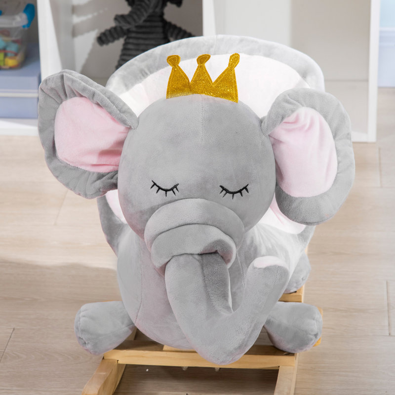 Chaise berçante pour bébé avec cheval à bascule éléphant et chaise berçante pour enfant
