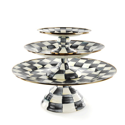 Courtly Check® Pedestal Platter 3 - Piece Set
