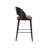 Dezirae Barstool - Black - Cognac Leather-106888458-106888457