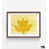 Cadre photo brun simple avec passe-partout