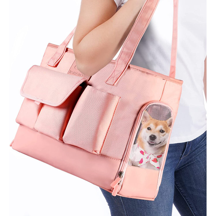 Generic Comfortable Pet Dog Carrier Carrying Box Handbag Folding Cage Pink  | Jumia Nigeria