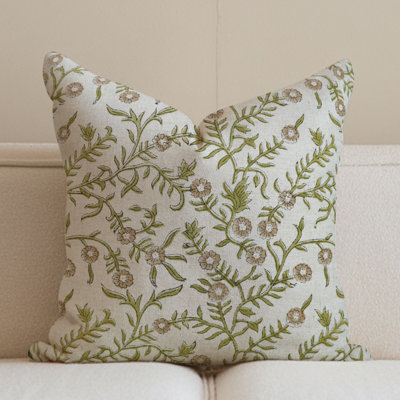 Fabdivine Accent Decorative viscous Linen Pillowcase cushion Cover, throw, (Shehjan, Brown)