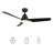 52" Wini 3 - Blade LED Smart Standard Ceiling Fan with Remote Control and Light Kit Included.-1376684429