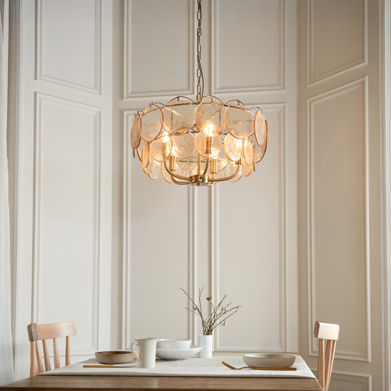 Chandelier, 190cm H x 58cm W x 58cm D, 5 Lights