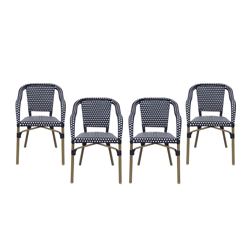 Fauteuils de salle à manger Alhareth, Noir