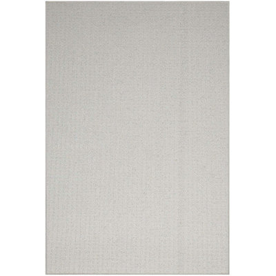 Ensemble de tapis géométriques touffetés en polyester à motif géométrique gris
