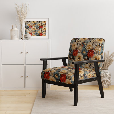 Fauteuil d'appoint rembourré Delicate Flower Symphony I - Cottage