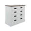 Clearwater Solid Wood 85 cm W Chest of 5 Drawers