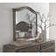 Miroir festonné en bois massif Ballwin