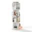 128cm H x 40cm W Particle Board Corner Bookcase