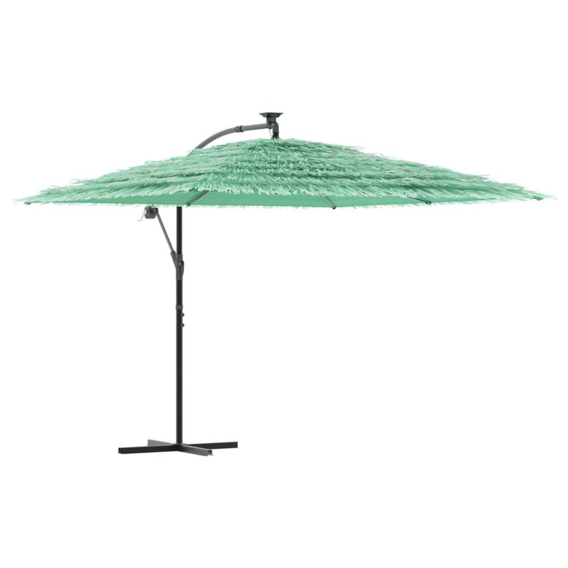 Beach Parasol, Green, 238cm H x 290cm W x 290cm D