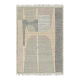 Rug & Kilim’S Flatweave Rug In Beige With Brown, Gray & Green Geometric Patterns