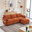 Oversized Modular Sectional Sofa with Movable Ottoman-1617666169