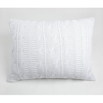 CHIMA KNITTED SHAM, WHITE, DUTCH EURO