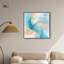 Art abstrait bleu Quori I -205876581-205876579
