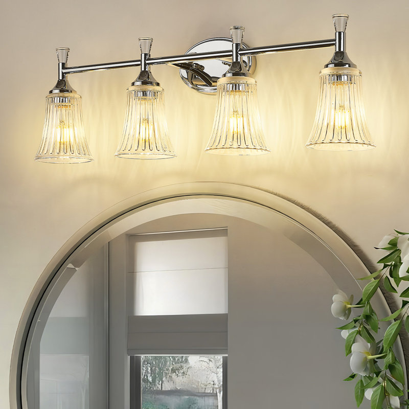 Benbrook 4 - Light Dimmable Vanity Light, Chrome