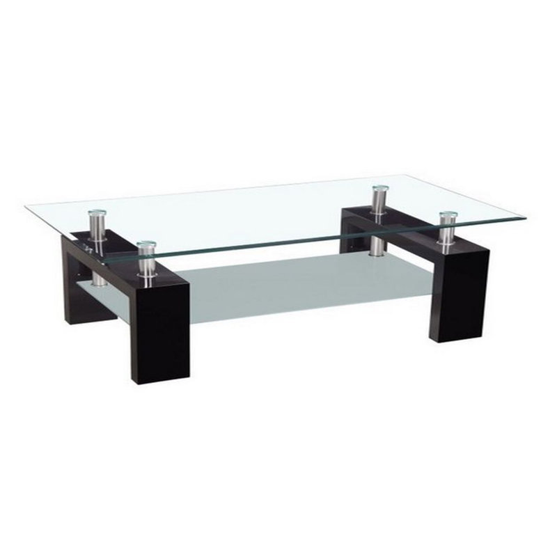 Table basse traîneau, Noir