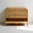 Retro Wicker Three-Door Storage Special Cabinet