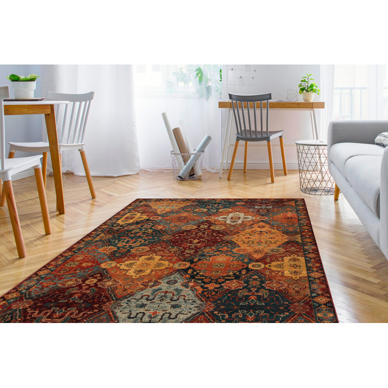 Desean Oriental Wool Area Rug, Rectangular 200 x 300cm