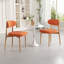 Chaise rembourrée en bois massif robuste et durable - Chaise d'appoint pour un confort et un soutien durables-1537912045-1537912043